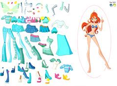 vestir ropa de las winx club - winx club dress up br